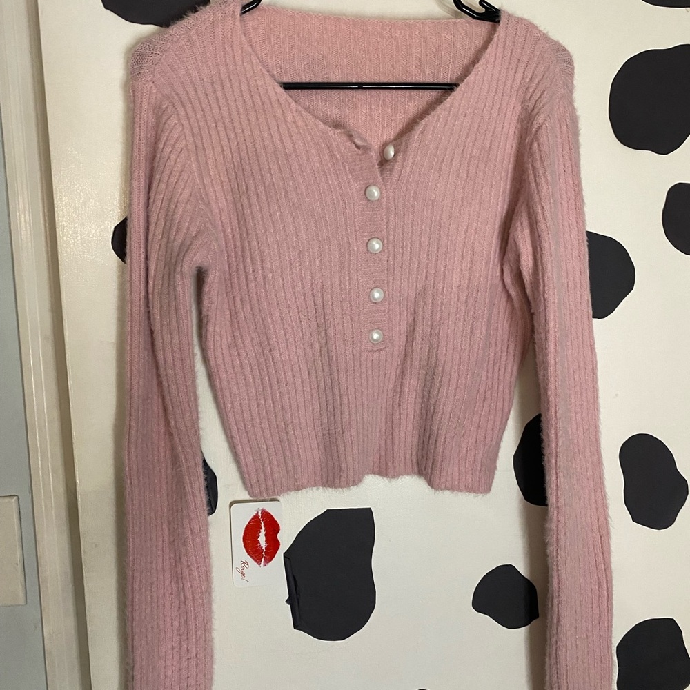 fuzzy button up